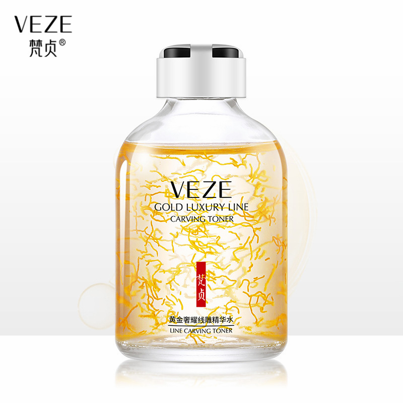 Luxury Skincare Treatments - 24K Gold Luxury Line แกะสลัก Toner