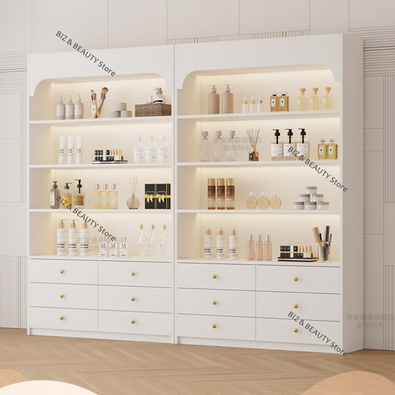 ตู้โชว์ร้านเสริมสวยสไตล์ครีม ต - Luxury Skincare Shop บทวิจารณ์และราคา