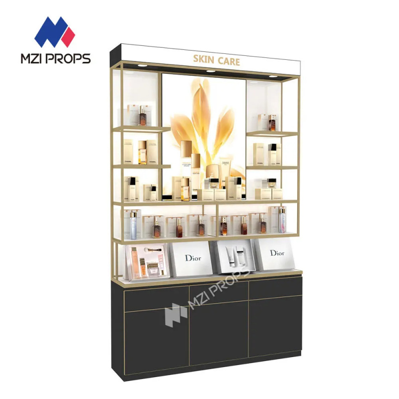 ชั้นวางเครื่องสำอางแบบกำหนดเอง - Luxury Skincare Shop บทวิจารณ์และราคา