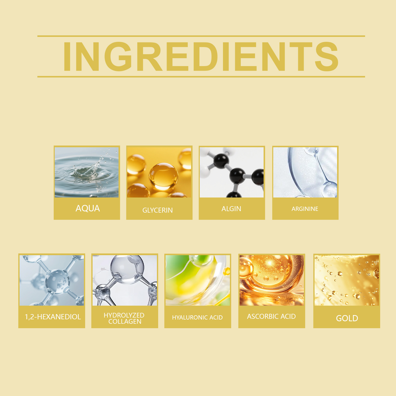 มาส์กบำรุงรอบดวงตาทองคำ 24k ช่ - Luxury Skincare Treatments บทวิจารณ์และราคา