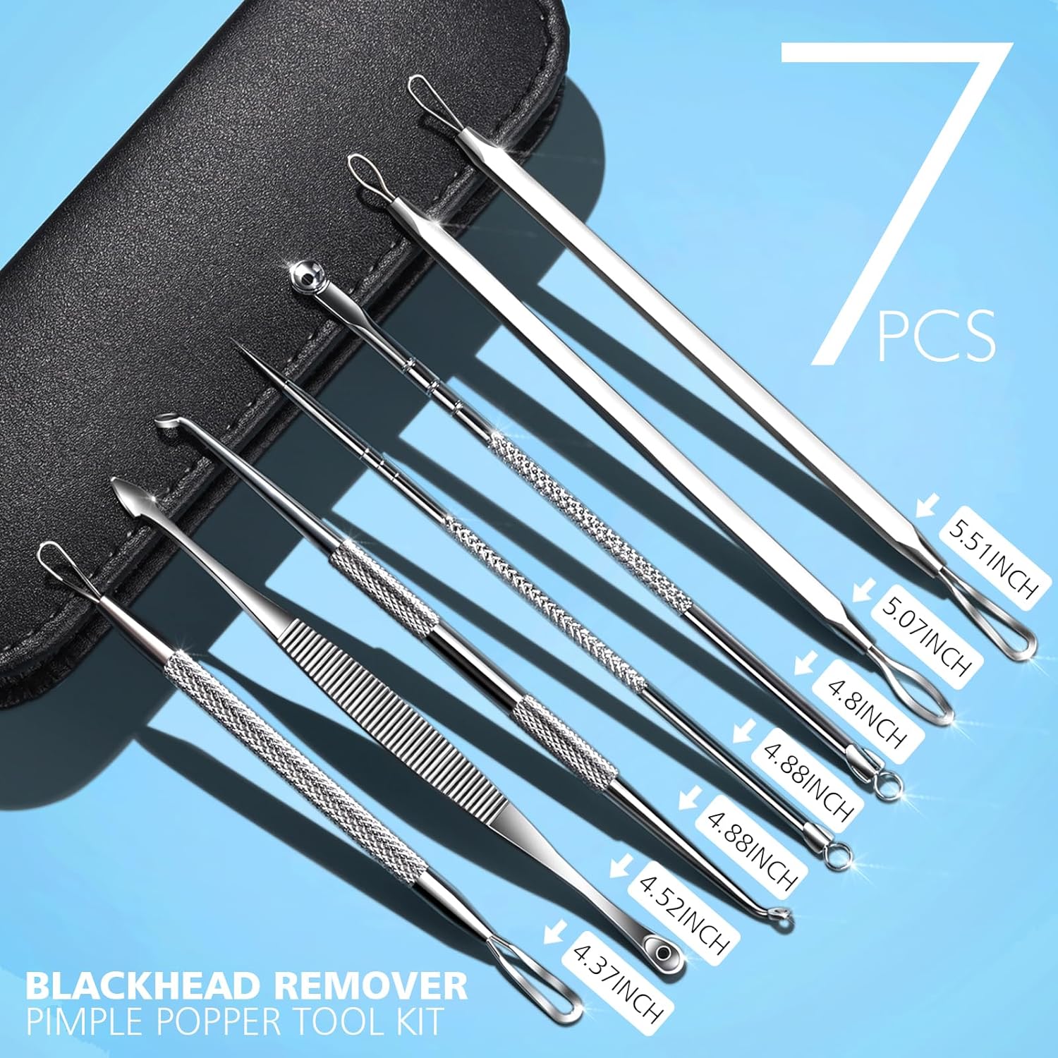 7 ชิ้น Blackhead Remover ชุดเข - Luxury Skincare Acne บทวิจารณ์และราคา