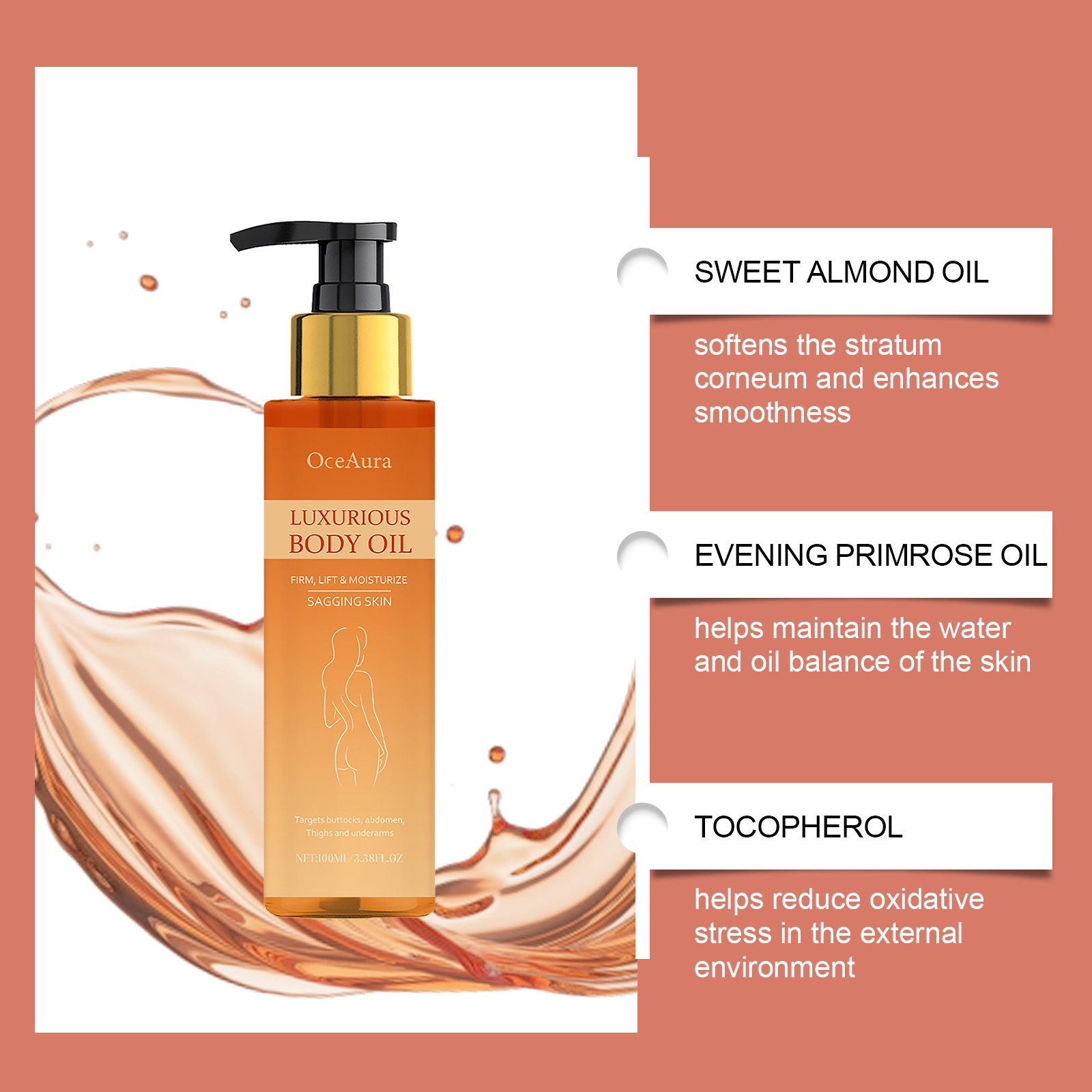 น้ำมันบำรุงผิวกาย ยกกระชับผิว  - Luxury Skincare Cream บทวิจารณ์และราคา