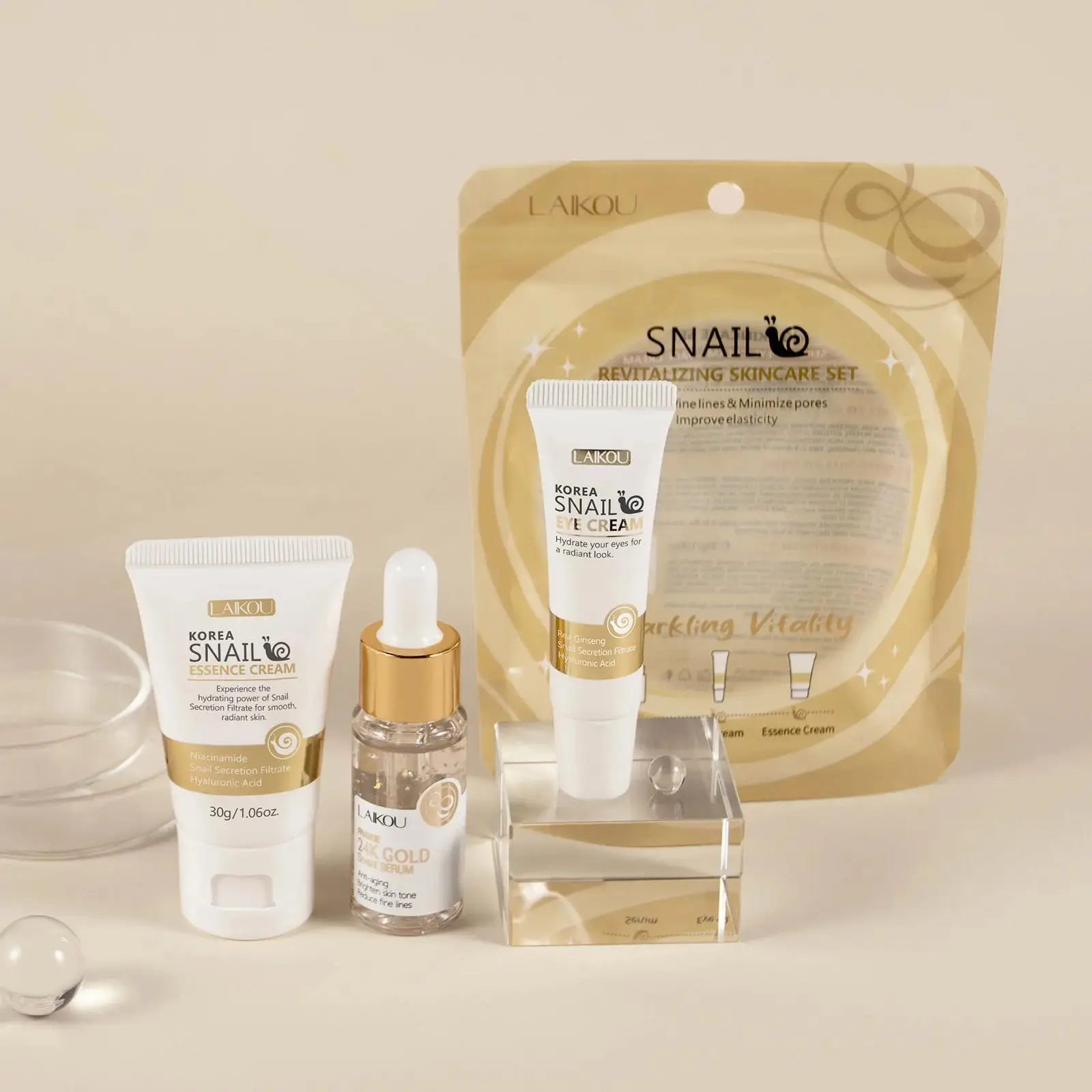 เซรั่มบำรุงผิวหน้าและรอบดวงตาส - Luxury Skincare Cream บทวิจารณ์และราคา
