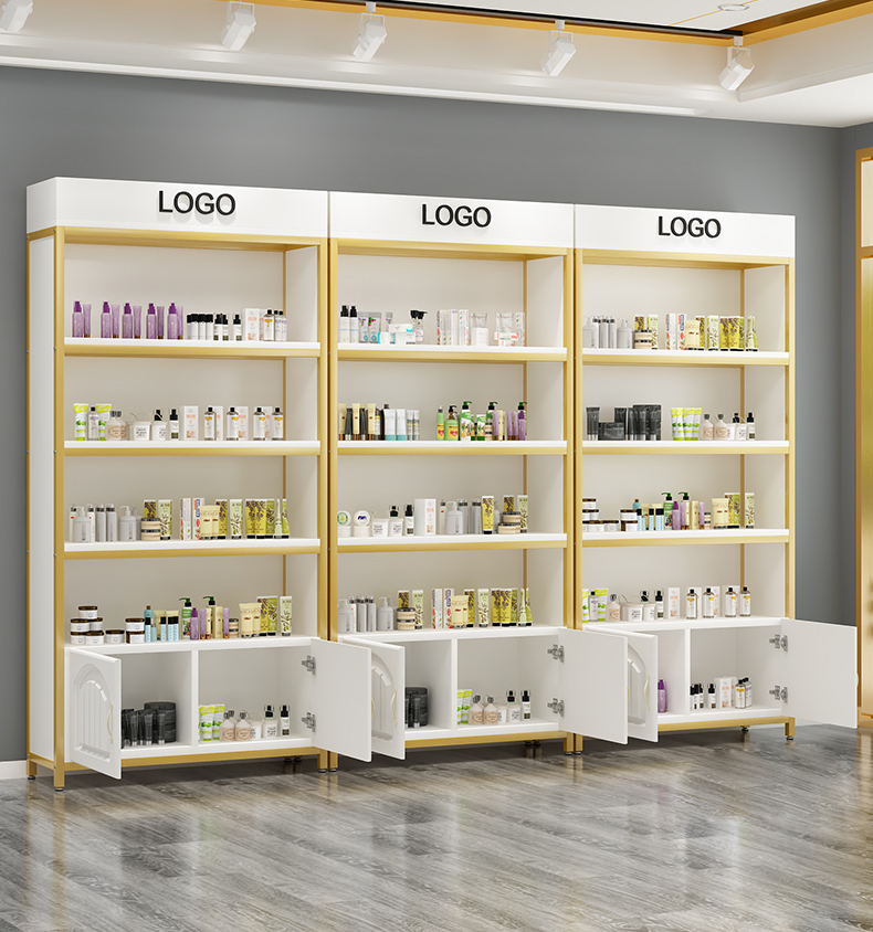 ชั้นวางตู้โชว์สินค้าสั่งทำพิเศ - Luxury Skincare Shop บทวิจารณ์และราคา