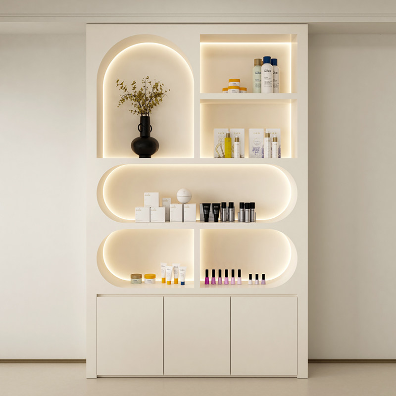 &ตู้โชว์สุดหรู ชั้นวางเครื่องส - Luxury Skincare Shop บทวิจารณ์และราคา