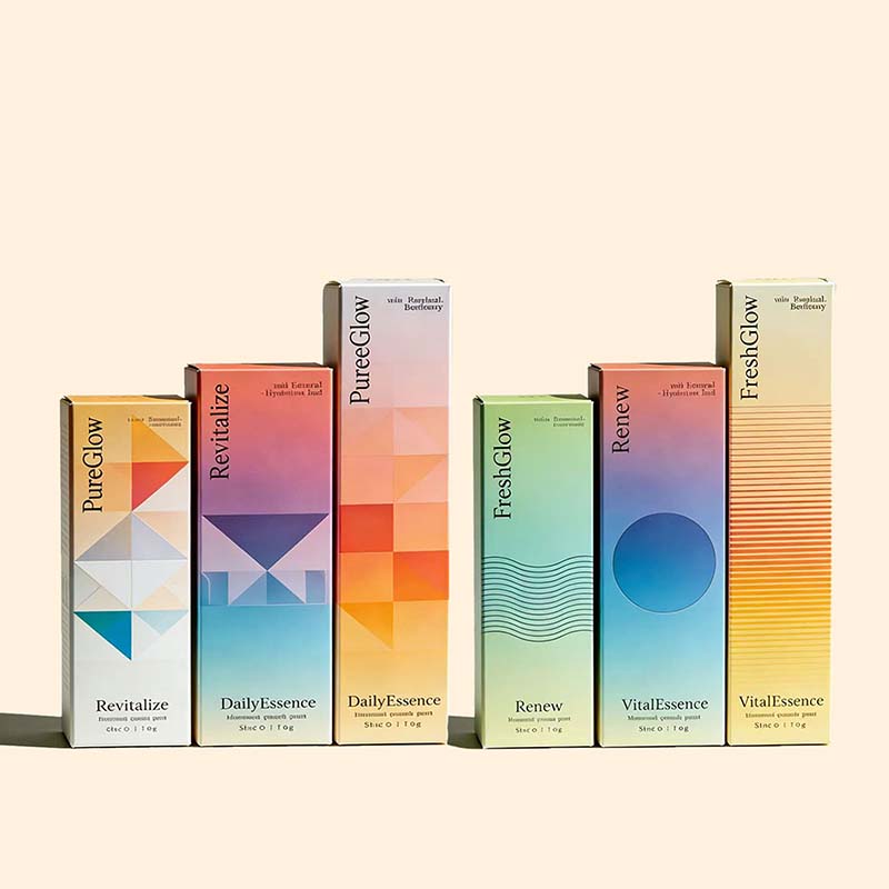 กล่องกระดาษพิมพ์ลายสวยงามตามสั - Luxury Skincare Labels บทวิจารณ์และราคา