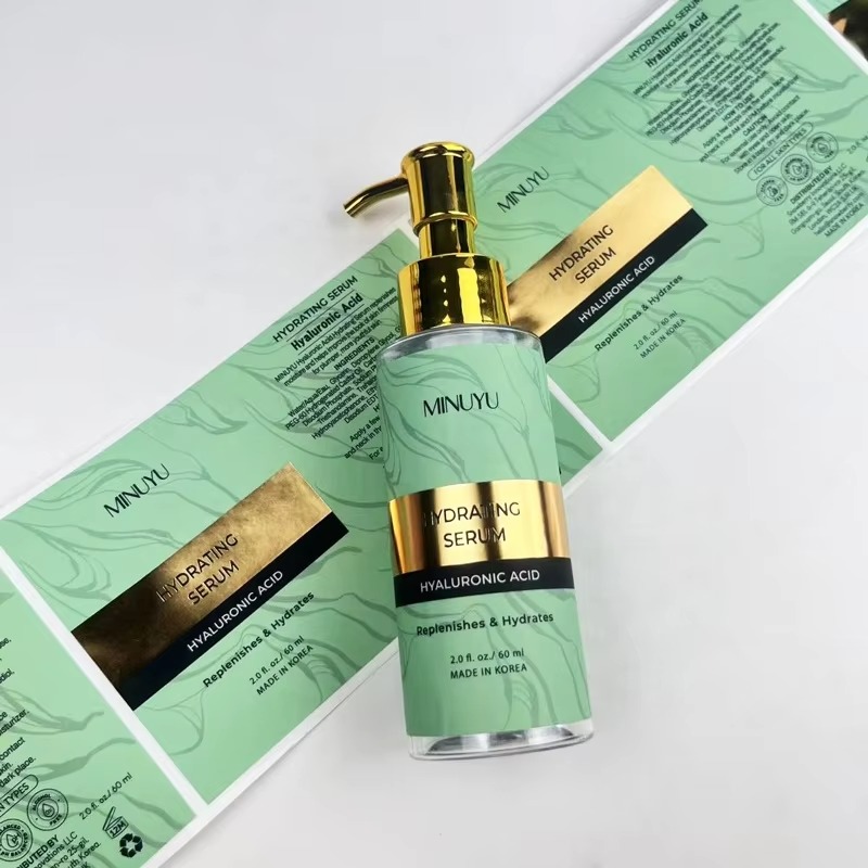 สติกเกอร์พิมพ์ลายตามสั่ง｜สติกเ - Luxury Skincare Labels บทวิจารณ์และราคา