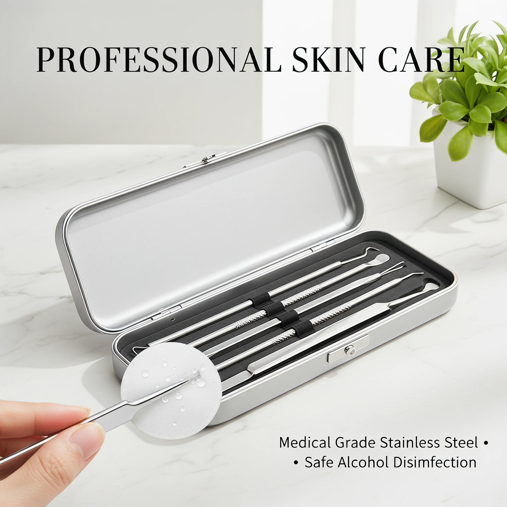 ชุดเข็มและแหนบกำจัดสิวแบบมืออา - Luxury Skincare Acne บทวิจารณ์และราคา